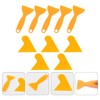 CIYODO 10pcs Car Film Scraper Car Tint Car Squeegee Yellow