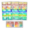 500 Hologramas Plastificados 28x20 Mm Logo Texto Num Serie