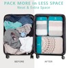 See Through Expandable Compression Packing Cubes, Mesh Travel Packing Cubes