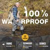 FISHINGSIR Fishing Waders for Men, 2-Ply Nylon/PVC Waterproof Women Chest