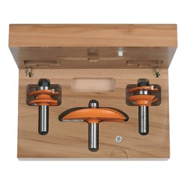 CMT 800.513.11 3-Piece Ogee Kitchen Set in Hardwood Case, 1/2-Inch Shank