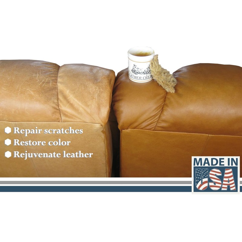 Skidmore's Leather Cream: All-Natural, Non-Toxic Leather Conditioner - Made in