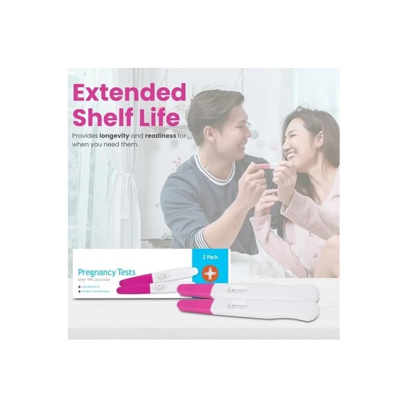 Pregnancy Test Kit, 2 Pack, Over 99% Accurate, Quick Results
