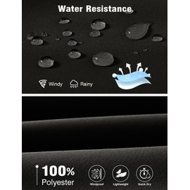 TBMPOY Men's Lightweight Jackets Casual Windbreaker Stylish Light Fall Spring Golf Work Dress Business Black 4XL