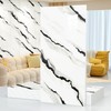 10pcsMarble Peel and Stick Waterproof Wall Panels,Backsplash Tile-23.6"x11.8"PVC Foam Wall