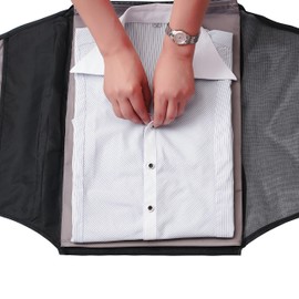 Garment Packing Folder For Travel Clothes Organizer Travel Garment Bag Luggage Accessory Black