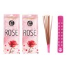 Red Rose Incense Sticks for Love, Positivity, Stress Relief, Yoga,