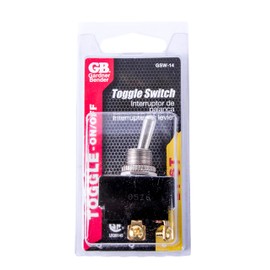 Gardner Bender GSW-14 Electrical Toggle Switch, DPST, ON-OFF, 2 A/125V AC, Screw Terminal