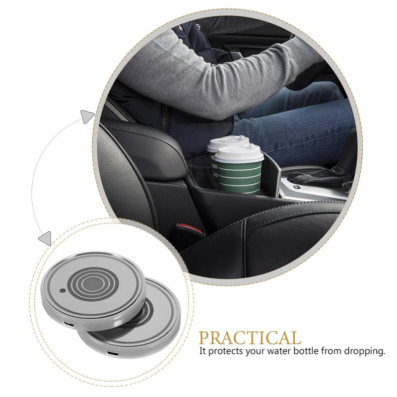 ledmomo Coaster for Car, LED Coaster LED Drink Holder, Car