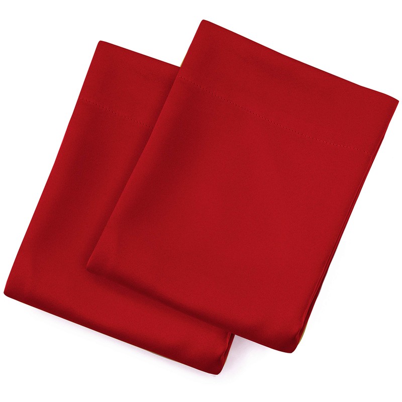 LEMOMO Red Blackout Curtains/42 x 63 Inch/Set of 2 Panels