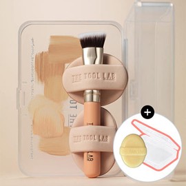 The Tool Lab 더툴랩 초밀착 핏팅 듀오 인생 쿠션 메이커 메이크업 브러쉬 퍼프 The Tool Lab Ultra-Fit Duo Life Cushion Maker Makeup Brush Puff