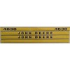 Compatible with John Deere Hood Decal Part No: A-JD420
