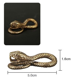 NUOBESTY 2pcs Zodiac Keyring Snake Shape Key Pendant Brass Keychain Keychain Decorations Unique Present for Men Women
