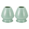 sourcing map 2pcs Ceramic Chasen Stand 72mm Matcha Whisk Holder