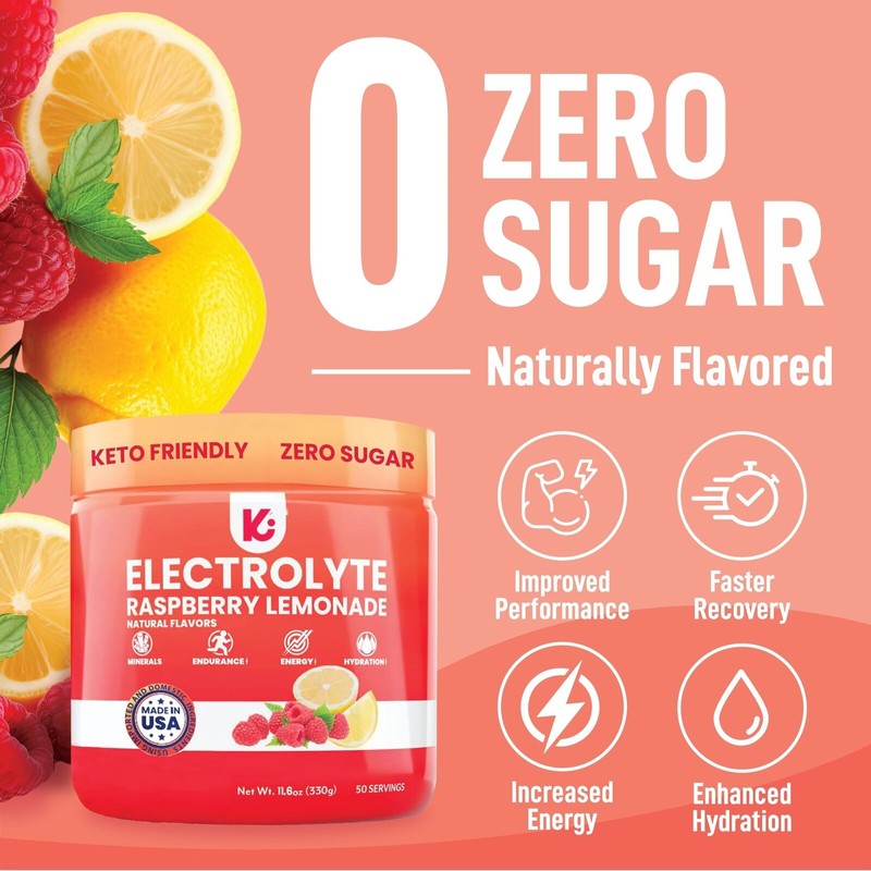 Keppi Keto Electrolytes Powder No Sugar - Sugar Free Electrolytes
