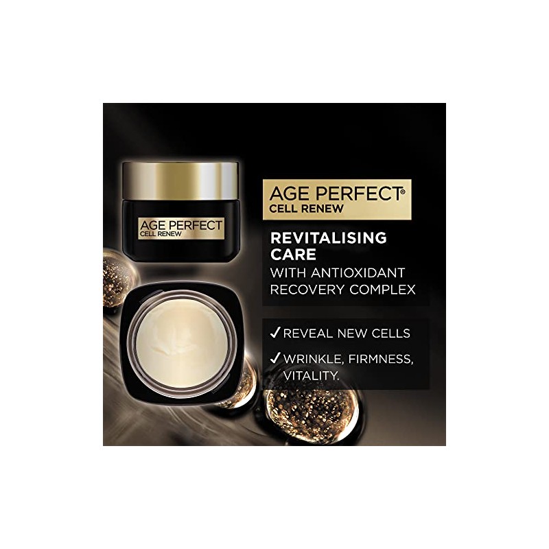 L'Oréal Age Perfect Cell Renew - Crema revitalizante de día,