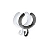 Keuco Plan 14927000103 Curtain Ring Semi-Open 10 Pieces White