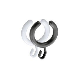Keuco Plan 14927000103 Curtain Ring Semi-Open 10 Pieces White