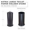 JS Jackson Supplies Freestanding Toilet Paper Holder for Extra Large