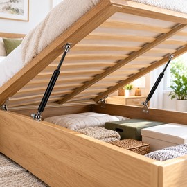 200N Gas Spring Lift Supports for RV Beds, Cars & Furniture – 2-Piece Set with 300–600 mm Options for Lift-Up Applications