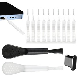 13 Pcs Phone Speaker Cleaning Kit - Cell Phone Port Cleaning Brush, Phone Charger Port Cleaner Kit | Reusable Cleaning Brush with Soft Gentle Bristles, Non Skid Charging Port Cleaning Kit