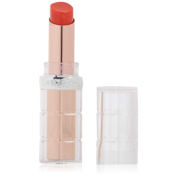 L'Oreal Paris Makeup Colour Riche Plump and Shine Lipstick, for Glossy, Radiant, Visibly Fuller Lips with an All-Day Moisturized Feel, Watermelon Plump, 0.1 oz.
