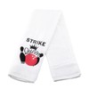PWHAOO I'm On Strike/Strike Queen Hand Towel Bowling Bowling Decor