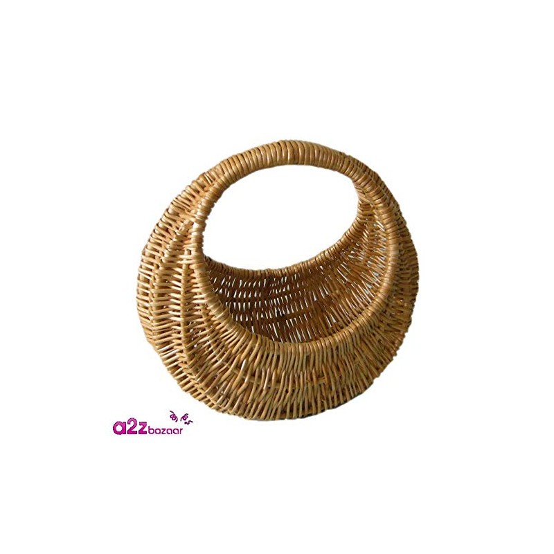 Red Hamper C014 Wicker Shopping Basket Gondola Basket Small