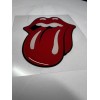 The Rolling Stones Tongue Sticker 3D Decal sticker raised