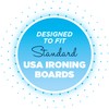 Black Starburst 2-in-1 Ironing Board Cover