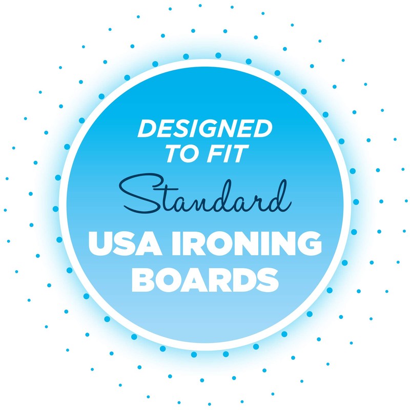 Black Starburst 2-in-1 Ironing Board Cover