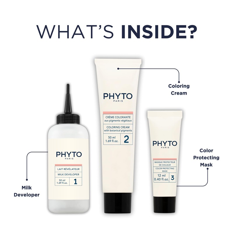PHYTOCOLOR: Permanent Hair Dye by PHYTO Shade: 6.3 Dark Golden