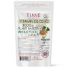 Vitamin D3, D2, K2, Natural Wholefood Plant Based 3000IU -