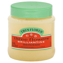 Three Flowers Brilliantine Solid 3.25 Ounce (96ml) (3 Pack)