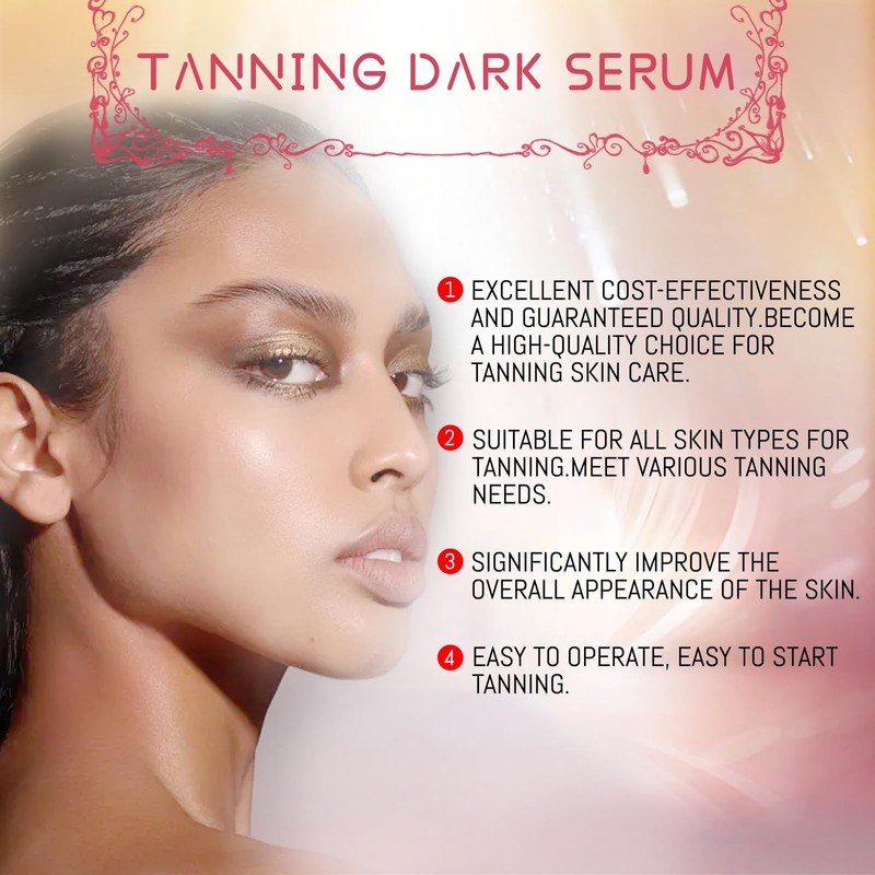 Ninnyi Sunless Tanning Drops, Naturally Boost Melanin Drops, Enhancing Your