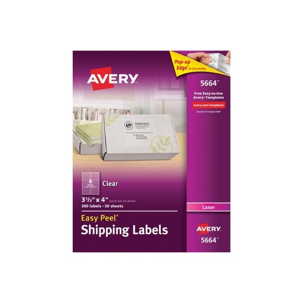 AVERY AVE5664 - Easy Peel Mailing Label