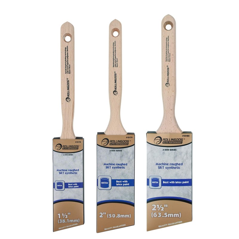 ROLLINGDOG Angled Paint Brush - Cutting In Paint Brush Set
