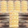 Moneyful perm set, dyeing towel, macaron, air bang, tong-type hair roll, 5 pieces yellow / 머니풀 파마용세트 염색용타올 마카롱 에어뱅 집게형 헤어롤 5개 옐로우