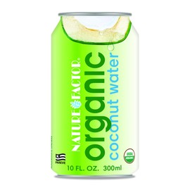 Nature Factor Organic Coconut Water, 10 Ounce Cans (Pack of 12)
