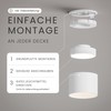 MATO Surface-Mounted Spotlight GX53 White – Extra Flat & Modern