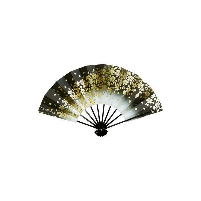 Mai Fan, 1306 Black Lacquer, 9.0 inches (5 minutes), Includes