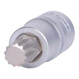 KS Tools 911.1344 1/2" Bit socket spline (XZN), M12, 55 mm