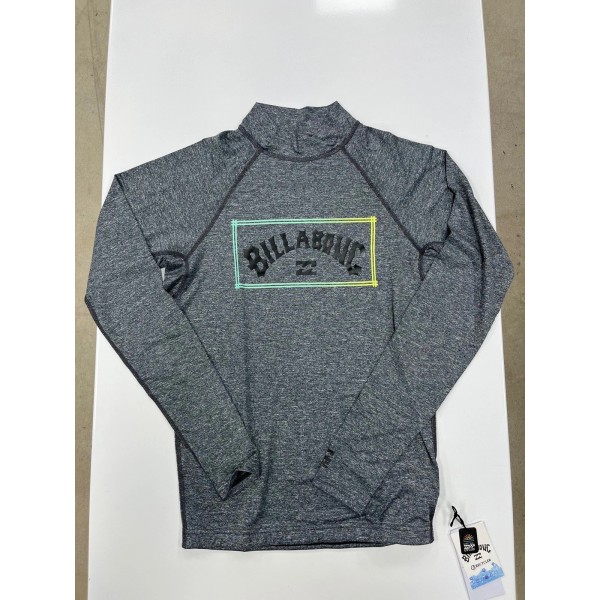 Billabong Men's Unity Long Sleeve Rash Vest Grey NWT ALL