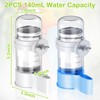 DAWZMR 2 PCS Automatic Bird Cage Water Dispenser, Parakeet Parrot