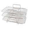 Dual Air Fryer Rack Multi Layered Dehydrator Racks 304 Stainless