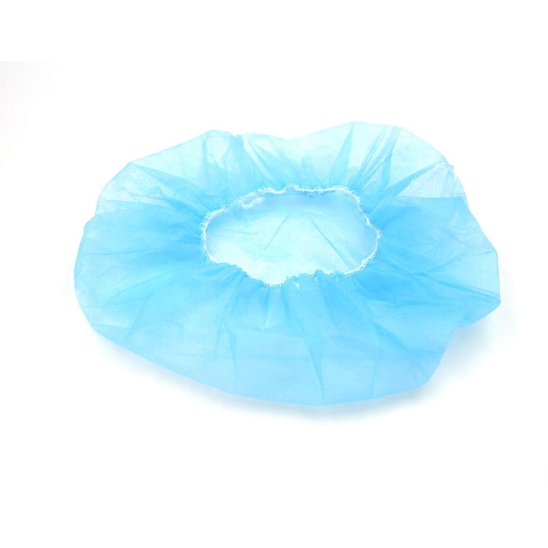 Disposable Bouffant Caps Scrub Surgical Caps 100 Pack 21" Blue