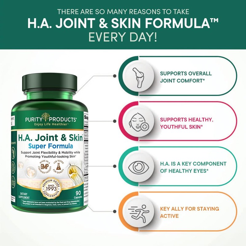 Purity Products H.A. Joint and Skin Super Formula Biocell Collagen