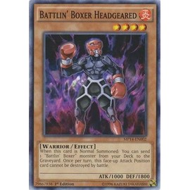 YU-GI-OH! - Battlin39; Boxer Headgeared (MP14-EN002) - Mega Pack 2014 - 1st Edition - Common