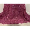 wowfabric4less123 Fuchsia Pink Multicolor SEQUINS Embroidery Lace fabric 50” Width