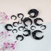 Longbeauty 18Pcs Acrylic Septum Pincher Tapers C Shape Buffalo Ear